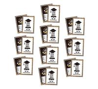 Zerodeko 20Pcs Graduation Party Invitations Bright Color Celebration Cards for Graduation Announcements Specially Designed Party Supplies to Enhance Joy and Festive Atmosphere
