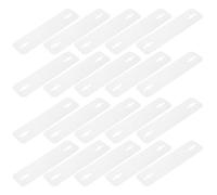 Zerodeko 20pcs Invisible Tie Stabilizer Insert for Men’s Shirt Collar Support Plastic Tie Stay with Discreet Design Comfortable and Invisible for Business Attire and Daily Commutes
