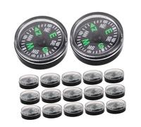 Zerodeko 20pcs Mini Plastic Compass for Adults Lightweight Portable Outdoor Direction Guide with Rapid Response Needle Accurate Navigation for Hiking Backpacking Camping and Emergency Kits