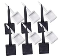 Zerodeko 20Pcs Outdoor Archery Hunting Nails Pins Reusable Target Fixing Accessories for Archery Lovers and Shooting Practice Black White
