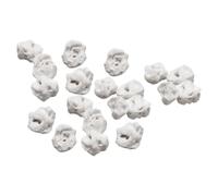 Zerodeko 20pcs Pig Bone Beads for Crafts Jewelry Accessories Small Beads with Hole Novelty Shapes for DIY Craft Making