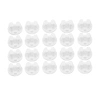 Zerodeko 20pcs Plastic Lock Buttons for Horizontal Blinds Bottom Rail, Blinds Cord Lock Plugs Replacement Parts Broad Compatibility for Home DIY Installation, White