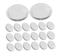 Zerodeko 20pcs Silicone Lash Extension Pads Soft Skin-friendly Eyelash Pallet for Precise Lash Placement Professional Grafting Gasket Tools for Artists
