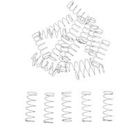 Zerodeko 20pcs Stainless Steel Toilet Button Spring Replacement for Toilet Tank Hardware, Universal Compatibility and High Tension, for Bathroom Cistern Repair and Fixture Maintenance