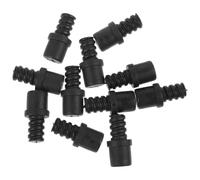 Zerodeko 20Pcs Threaded Tip Replacement Toilet Brush Handle Connectors Brush Pole Adapter Repair Kit Compatible with for Bathroom Maintenance