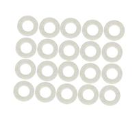 Zerodeko 20pcs Trumpet Replacement Pads Felt Washers Sturdy Soft Cushion for Trumpet Keys Universal Fit Practical Instrument Accessories for Band Performance
