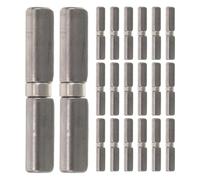 Zerodeko 20pcs Weld-On Flag Hinges, 2.5'' Bullet Lift-Off Door Hinges | Weldable Teardrop Hinge, Heavy Duty Bullet Hinge for Trailer Doors, Truck Bed and Utility Ramps, Weld-On Installation