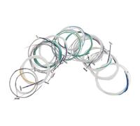 Zerodeko 21pcs Guzheng Practice Strings Nylon Universal Fit Beginner Friendly Metal and Nylon String Set Assorted Color for Musical Instrument Practice by Kids and Beginners