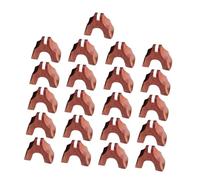 Zerodeko 21Pcs Redwood Guzheng Bridges Musical Instrument Accessories Guzheng Support Pillars Lightweight Easy Install Replacement Parts for Chinese Zither