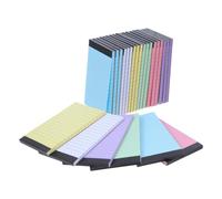 Zerodeko 24pcs Tear Off Writing Notepad with Lined Sheets, A7 Colorful