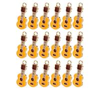 Zerodeko 25pcs Guitar Charms for Bracelets and Necklaces, Music Instrument Alloy Pendants DIY Craft Supplies for Jewelry Making and Concert Accessories