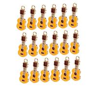Zerodeko 25pcs Guitar Charms for Jewelry Making Versatile Music Pendants for Necklaces Bracelets Keychains Unique Design Quality Craftsmanship DIY Craft Supplies