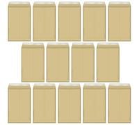 Zerodeko 25pcs Thickened Paper Storage Bags Envelopes Self-Adhesive Seal, Reusable Student File Bags for Mailing Documents and Direct Mail