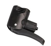 Zerodeko 2pc Dual-purpose Tire Pump Adapter Nozzle Black Inflator Connector Compatible with French and American Valves Compact for Vehicle and Bike Tire Inflation