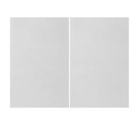 Zerodeko 2pcs 10mm Ceramic Fiber Thermal Insulation Boards 200x300mm Fire Resistant Heat Shield Pads for Stove Fireplace Kiln and Boiler Hearth