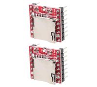 Zerodeko 2pcs 2pcs Mini Mp3 Player Module, Card Music Player Board, Adjustable Volume Audio Compatible with Arduino Open Memory Card Slot for DIY Electronics