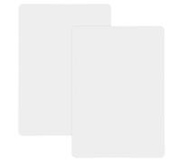 Zerodeko 2pcs A4 Small Erasable Whiteboard Sheets Dry Erase Writing Board for Students Classroom Desktop Message Board Office Use