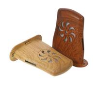 Zerodeko 2pcs Acoustic Guitar and Ukulele Soundhole Humidifiers with Wood Grain Design Fit for Guitar Cases Moisture Control to Prevent Cracking and Preserve Sound Quality Musical