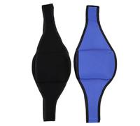 Zerodeko 2Pcs Adjustable Fitness Microphone Belt with Dual Pouches for Teachers and Singers Waist Strap Carrier Bag for Mic Storage Phone and Small Devices Sweat-Resistant Running and Yoga