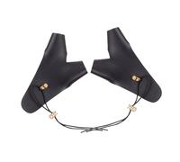 Zerodeko 2PCS Adjustable Hand Guard Gloves for Outdoor Shooting and Hunting Non-slip Fake Leather Protective Guard for Recurve Bow Practice Lightweight Arm Protector for Training and