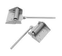 Zerodeko 2pcs Adjustable Self Closing Door Hinges with Quiet Operation and Lasting Durability Metal 90 Degree Auto Close Hinges for Door for Home and School Use