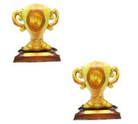 Zerodeko 2pcs Aluminum Film Trophy Balloon Graduation Party Decoration Champion Trophy Design Foil Balloon for Indoor Outdoor Sports Celebration and Photo Props