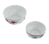 Zerodeko 2pcs Antique Style Chicken Cup Kung Fu Tea Cup Ceramic Delicate Teacup for Tea Ceremony Home