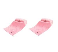Zerodeko 2pcs Baby Bathing Towel Quick Absorption Towel Bamboo Towel Cat Bath Towels Kitten Hand Towels Kids Shower Towel Pink Bath Towels Towel Child Take a Bath Hair Towel