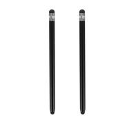 Zerodeko 2pcs Black Aluminum Alloy Capacitive Stylus Pens for Touch Screens, Easy to Hold Tablet Universal Pens for Writing and Drawing on Phones and Tablets