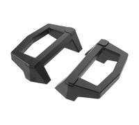 Zerodeko 2pcs Black Rv Roof Platform Strap Handles for Motorhome Luggage Tie-Down, Replacement Camper Car Roof Rack Grab Assist, Outdoor Travel Accessories