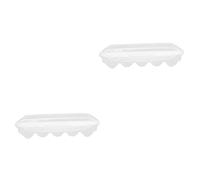 Zerodeko 2pcs Box Egg Storage Box for Refrigerator Portable Egg Case for Household
