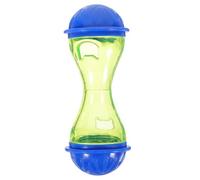 Zerodeko 2pcs Bunny Treat Dispenser for Pets and Guinea Pigs, Bone Shape Plastic Slow Feeding with Lightweight Design for Diet Control and Interactive Play