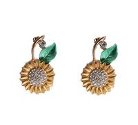 Zerodeko 2pcs Car Aromatherapy Clip Sunflower Air Freshener Vent Clips for Odor Elimination Easy to Use for Freshening Up Your Vehicle and Creating Charming Atmosphere