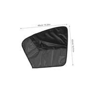 Zerodeko 2pcs Car Window Shades Magnetic Side Sunshade for Car Privacy Curtains Full Blackout UV Protection High Density Mesh Sun Blocker for Driver and Passenger Windows Multi Vehicle Fit