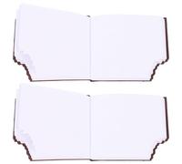 Zerodeko 2pcs Chocolate Scented Memo Pads, Creative Chocolate Shaped Adhesive Notes for Students and Office Use, Mini Self-adhesive Pocket Notebooks, Multi-functional Stationery