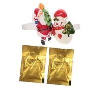 Zerodeko 2pcs Christmas Car Air Vent Clips Santa Snowman Aromatherapy Diffusers for Festive Car Interior Decoration Secure Fit for Various Vent Easy Attachment Holiday Cheer