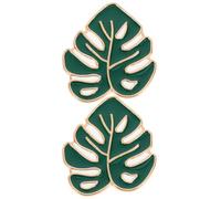 Zerodeko 2pcs DIY Embroidery Needle Holder Magnetic Sewing Tool with Decorative Leaf Pattern Portable Cross Stitch Supply for Organizing Pins and Needles Fashionable and Functional