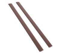 Zerodeko 2pcs Dustpan Rubber Strip Replacement Edges for Plastic Lips for Dustpan Repair Parts Use in Gap Cleaning Duster