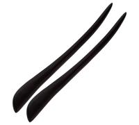 Zerodeko 2pcs Ebony Hairpin Ancient Hair Fork Oriental Style Spring Festival Hair Stick Clip for Chinese Hanfu Headdress