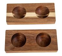 Zerodeko 2pcs Egg Holder Storage for Kitchen Fridge Wooden Egg Storage Box for Refrigerator for Fridge