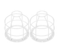 Zerodeko 2pcs Fire Sprinkler Head Metal Cage Guard Smoke Sensor Protective Cover Light Bulb Shade for Ceiling Fan Globe Fire Safety in Home and Office