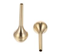 Zerodeko 2pcs Flower Vase Mini Vases for Flowers House Decor Fluted Narrow Desktop for Home