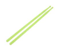 Zerodeko 2pcs Fluorescent Green Drum Sticks Glowing Percussion Accessories for Night Performance Portable Lightweight with Crisp Bright Sound Suitable for Various Music Styles