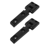 Zerodeko 2pcs Forklift Engine Hood Hinge Heavy Duty Metal Smooth Dual Shaft Design Direct Installation Industrial Machinery Replacement Hardware