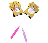 Zerodeko 2pcs Glowing Star Ball Lanterns Tiger Pattern Decorative Lanterns Chinese Year Party Decor