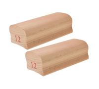 Zerodeko 2pcs Guitar Fret Leveling File Tools for Repair Work Deburring End Beveling for Wood Guitar Fingerboard Leveling