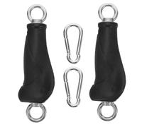 Zerodeko 2pcs Heavy Duty Ergonomic Gym Handles for Resistance Bands and Cable Machines, Workout Bar Attachment Fitness Handle Grips for Home Gym Exercise and Strength Training