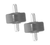 Zerodeko 2pcs Heavy Duty Vacuum Cleaner Replacement Wheels for Shark Small Front Roller Vacuum Accessories Kit for Enhanced Cleaning Efficiency and Floor Protection Easy Installation