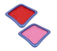 Zerodeko 2pcs Inflatable Ice Bar Food Tray Ice Chilled Serving Trays Holder for Birthday Bbq Pool Parties