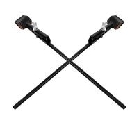 Zerodeko 2pcs Iron Flask Beaker Clamps for Laboratory Use, Adjustable Test Tube Holder with Stable Support, Suitable for Chemistry and Biology Labs, Black Metal Lab Beaker Clamps